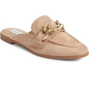 Steve Madden Cassady mules. Tan Suede. Size 8. Brand new with box.
